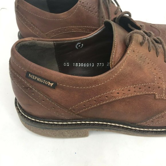 Mephisto Men\'s Leather Wingtip Oxfords Lace Up main image 4